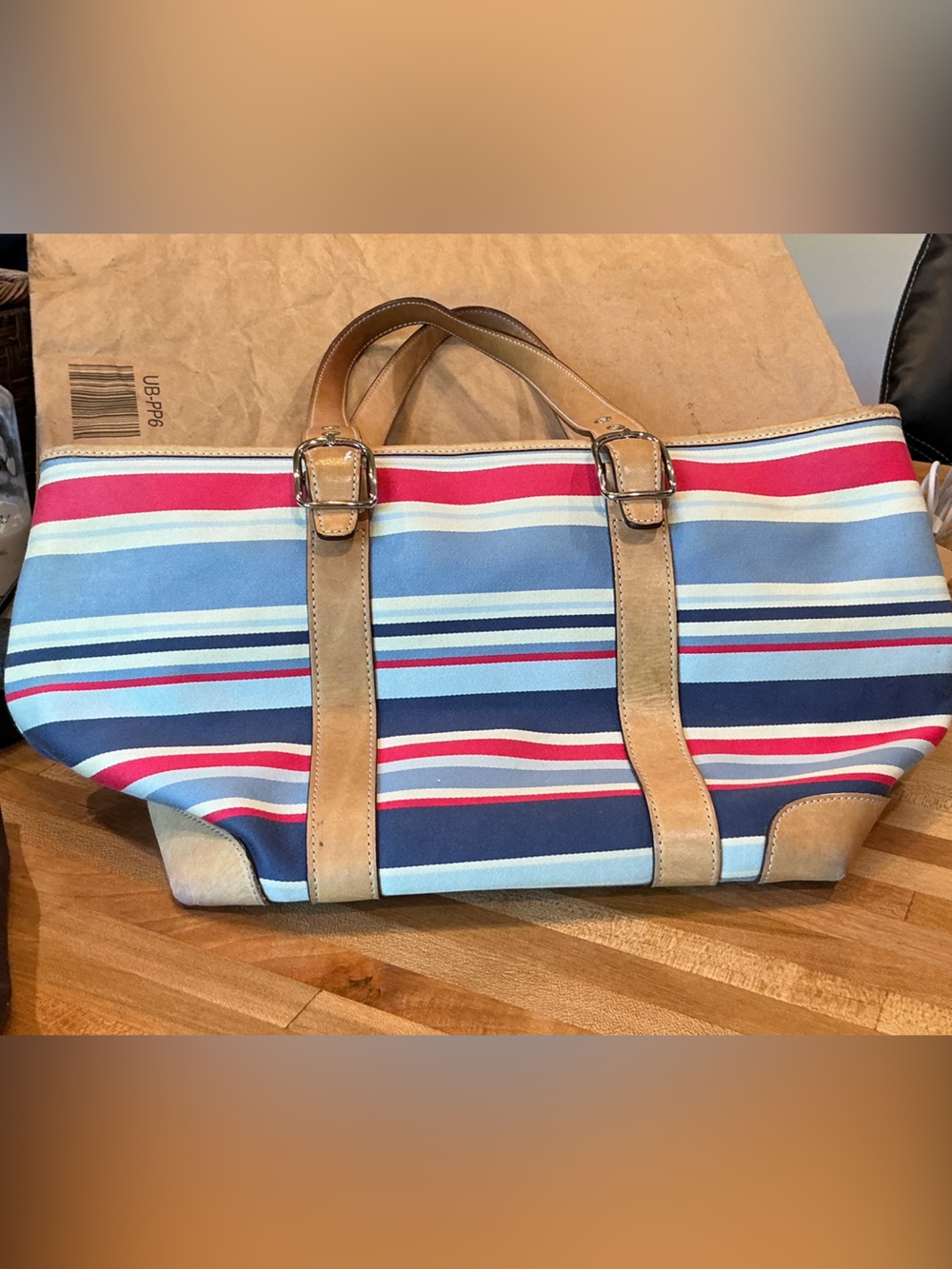 Vintage Hampton Coach Tote